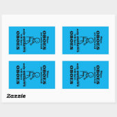 Sticker rectangulaire hors-la-loi (Feuille)