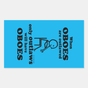 Sticker rectangulaire hors-la-loi