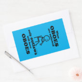 Sticker rectangulaire hors-la-loi (Enveloppe)
