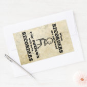 Sticker rectangulaire hors-la-loi (Enveloppe)