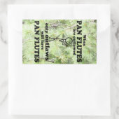 Sticker rectangulaire hors-la-loi des flux (Sac)
