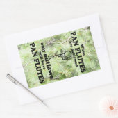 Sticker rectangulaire hors-la-loi des flux (Enveloppe)