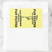 Sticker rectangulaire hors-la-loi des flux (Sac)