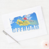 Sticker Rectangulaire Hors route - 02 (Enveloppe)