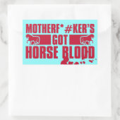 Sticker Rectangulaire Horseblood (Sac)
