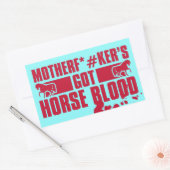 Sticker Rectangulaire Horseblood (Enveloppe)