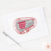 Sticker Rectangulaire Horseshoe Canyon Ranch Arkansas Escalade Carabiner (Enveloppe)