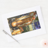 Sticker Rectangulaire Hot Dog Man & Junior Statue (Enveloppe)