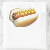 Sticker Rectangulaire Hot Doge Meme (Sac)