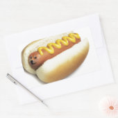 Sticker Rectangulaire Hot Doge Meme (Enveloppe)