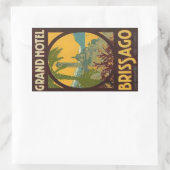 Sticker Rectangulaire Hotel Brissago (Sac)