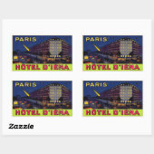 Sticker Rectangulaire Hôtel d'Iéna (Paris) (Feuille)