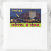 Sticker Rectangulaire Hôtel d'Iéna (Paris) (Sac)