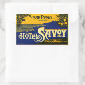 Sticker Rectangulaire Hotel Savoy (San Remo Italie) (Sac)