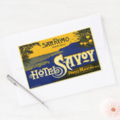Sticker Rectangulaire Hotel Savoy (San Remo Italie) (Enveloppe)