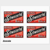 Sticker Rectangulaire Hôtel Schweizerhof (Bâle Bâle Suisse) (Feuille)