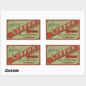 Sticker Rectangulaire Hotel Sirena (Tivoli - Italy) (Feuille)