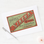 Sticker Rectangulaire Hotel Sirena (Tivoli - Italy) (Enveloppe)