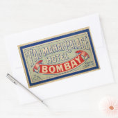 Sticker Rectangulaire Hôtel Taj Mahal (Enveloppe)