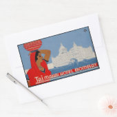 Sticker Rectangulaire Hôtel Taj Mahal (Bombay Inde) (Enveloppe)