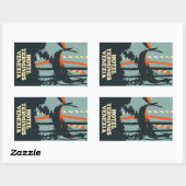 Sticker Rectangulaire Hotel Terminus (Venezia - italy) Vector format (Feuille)