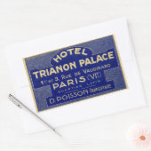 Sticker Rectangulaire Hôtel Trianon Palace (Paris France) (Enveloppe)