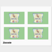 Sticker Rectangulaire HOWLETS WING Macbeth sorcières sort. (Feuille)