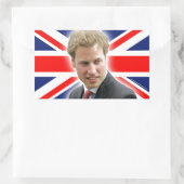 Sticker Rectangulaire HRH Duke de Cambridge - Stunning ! (Sac)