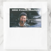 Sticker Rectangulaire HRH Prince Charles (Sac)
