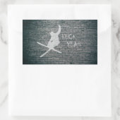 Sticker Rectangulaire Huck Ouais (Ski) (Sac)