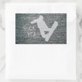 Sticker Rectangulaire Huck Yeah (Sac)