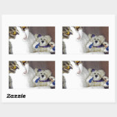 Sticker Rectangulaire Huile d'ours (Feuille)