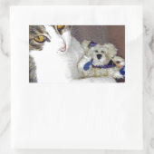 Sticker Rectangulaire Huile d'ours (Sac)