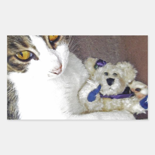 Sticker Rectangulaire Huile d'ours (Devant)