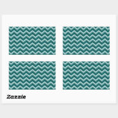 Sticker Rectangulaire Huile turquoise incorporée (Feuille)