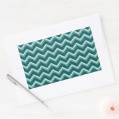 Sticker Rectangulaire Huile turquoise incorporée (Enveloppe)