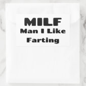 Sticker Rectangulaire Humour amusant (Sac)
