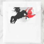 Sticker Rectangulaire Hussard polonais - Husaria, Polska (Sac)