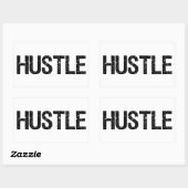 Sticker Rectangulaire Hustle (Feuille)