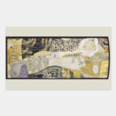 Sticker Rectangulaire Hydra (aka Water Serpents I) par Gustav Klimt (Devant)