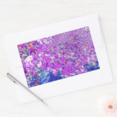 Sticker Rectangulaire Hydrangea élégant violet et bleu limelight (Enveloppe)
