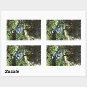 Sticker Rectangulaire Hydrangea Floral Trees Nature Photographie (Feuille)