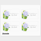 Sticker Rectangulaire Hydrangée (Feuille)