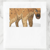 Sticker Rectangulaire Hyena (Sac)