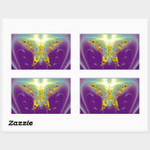 STICKER RECTANGULAIRE HYPER BUTTERFLY (Feuille)