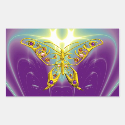 STICKER RECTANGULAIRE HYPER BUTTERFLY (Devant)