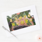 Sticker Rectangulaire I (Coeur) Kenya Buffalo Patch/Print (Enveloppe)