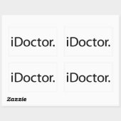 Sticker Rectangulaire i Doctor (iDoctor) (Feuille)
