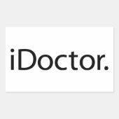 Sticker Rectangulaire i Doctor (iDoctor) (Devant)