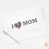 Sticker Rectangulaire I Heart Maman (Enveloppe)